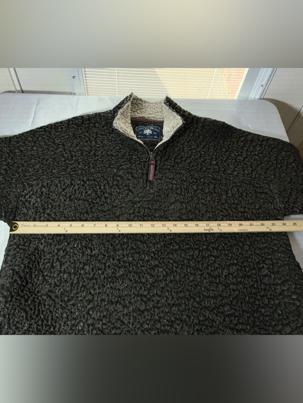 Live Oak Half-Zip Sherpa Pullover Shirt Size XL - Picture 10 of 10